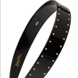 Black and Gold Studded Headband
